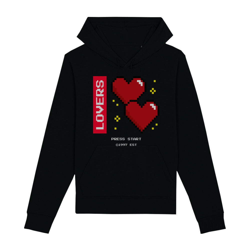 8-BIT LOVERS - Organic Hoodie bonsaiwardrobe