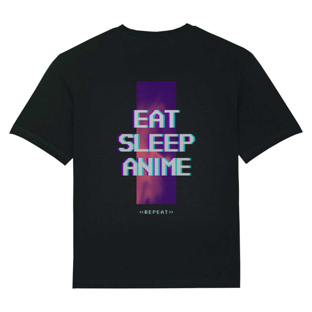 EAT SLEEP ANIME - Oversize Fuser (Back) bonsaiwardrobe