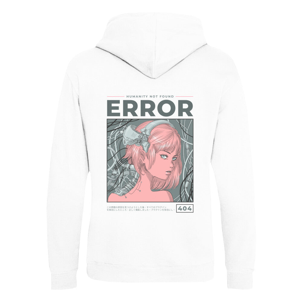 ERROR 404 - Organic Hoodie (Back) bonsaiwardrobe