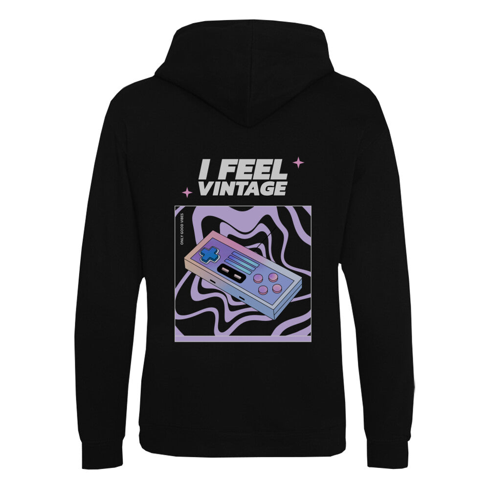 FEEL VINTAGE - Organic Hoodie (Back) bonsaiwardrobe