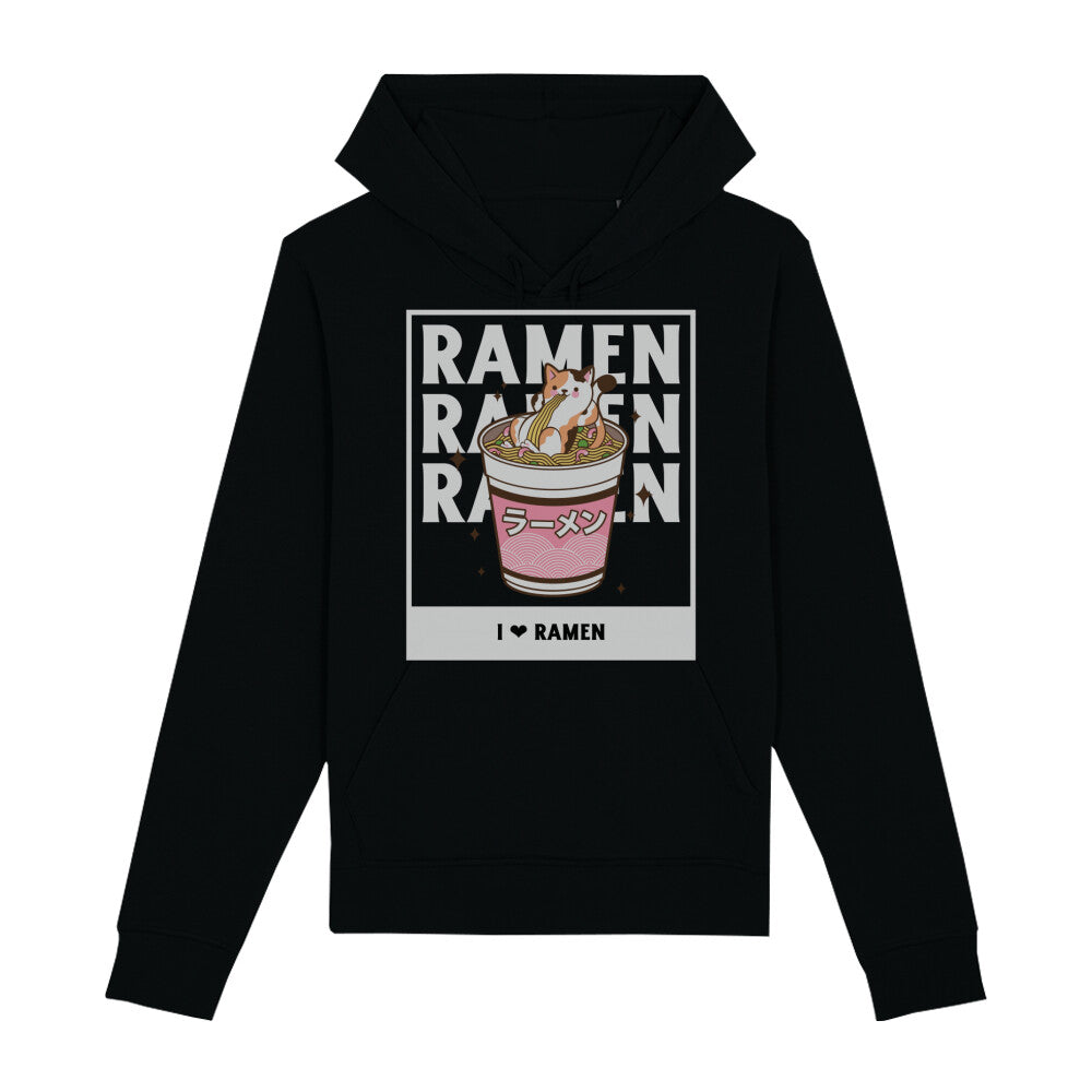 I ♥ RAMEN - Organic Hoodie bonsaiwardrobe