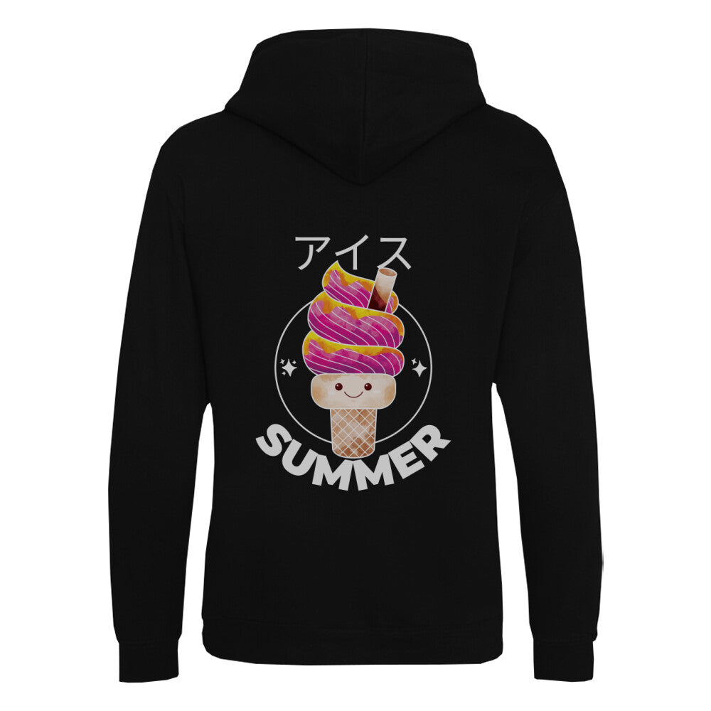 ICE CREAM - Organic Hoodie (Back) bonsaiwardrobe