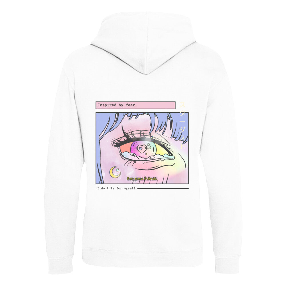 INSPIRED BY FEAR - Organic Hoodie (Back) bonsaiwardrobe