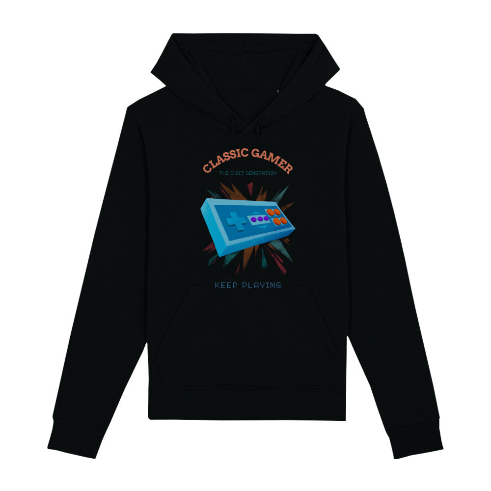 KEEP PLAYING - Organic Hoodie bonsaiwardrobe