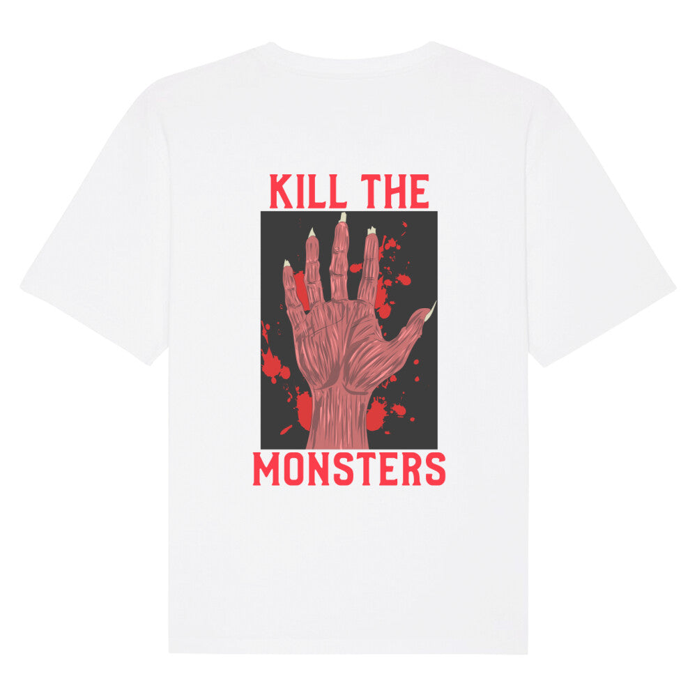KILL THE MONSTERS - Oversize Fuser (Back) bonsaiwardrobe