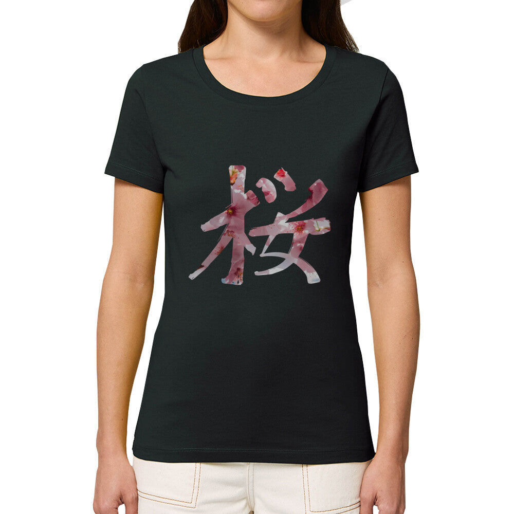 Kanji Sakura - Organic Shirt Damen bonsaiwardrobe