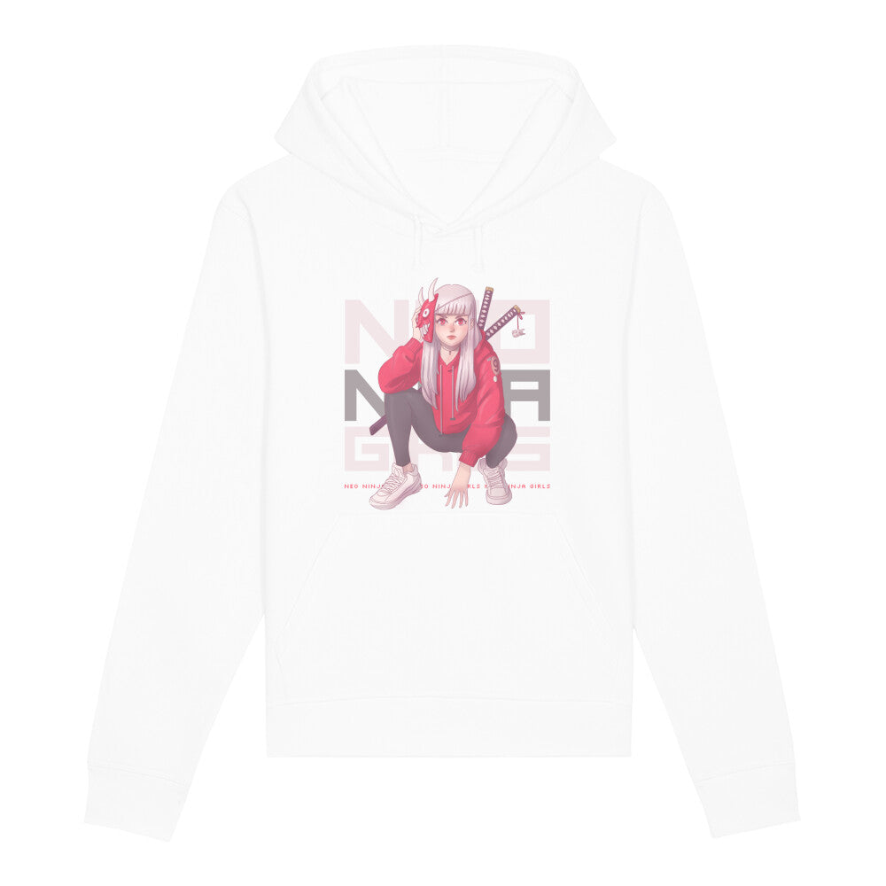 NEO NINJA GIRLS - Organic Hoodie bonsaiwardrobe