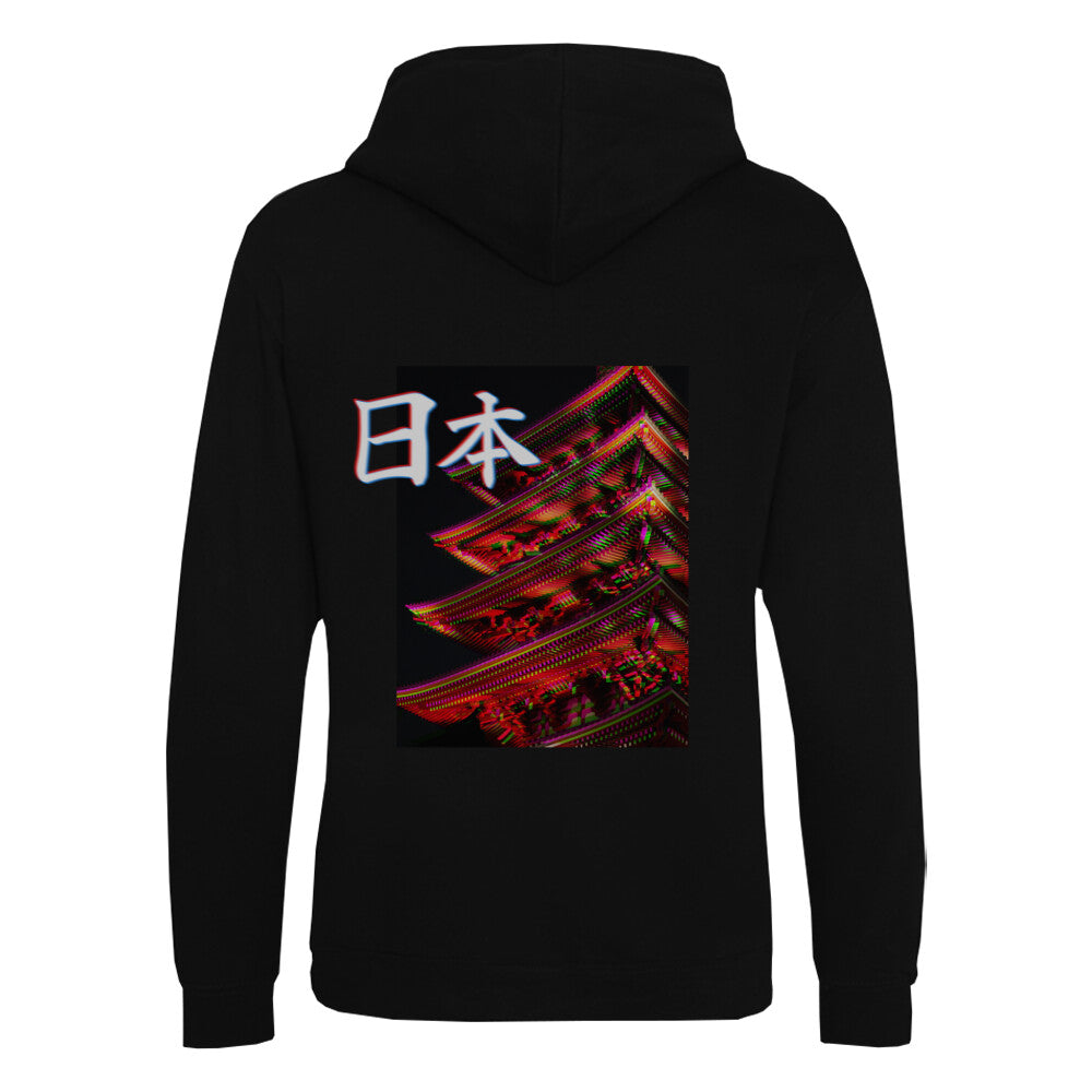 NIHON PAGODA - Organic Hoodie (Back) bonsaiwardrobe
