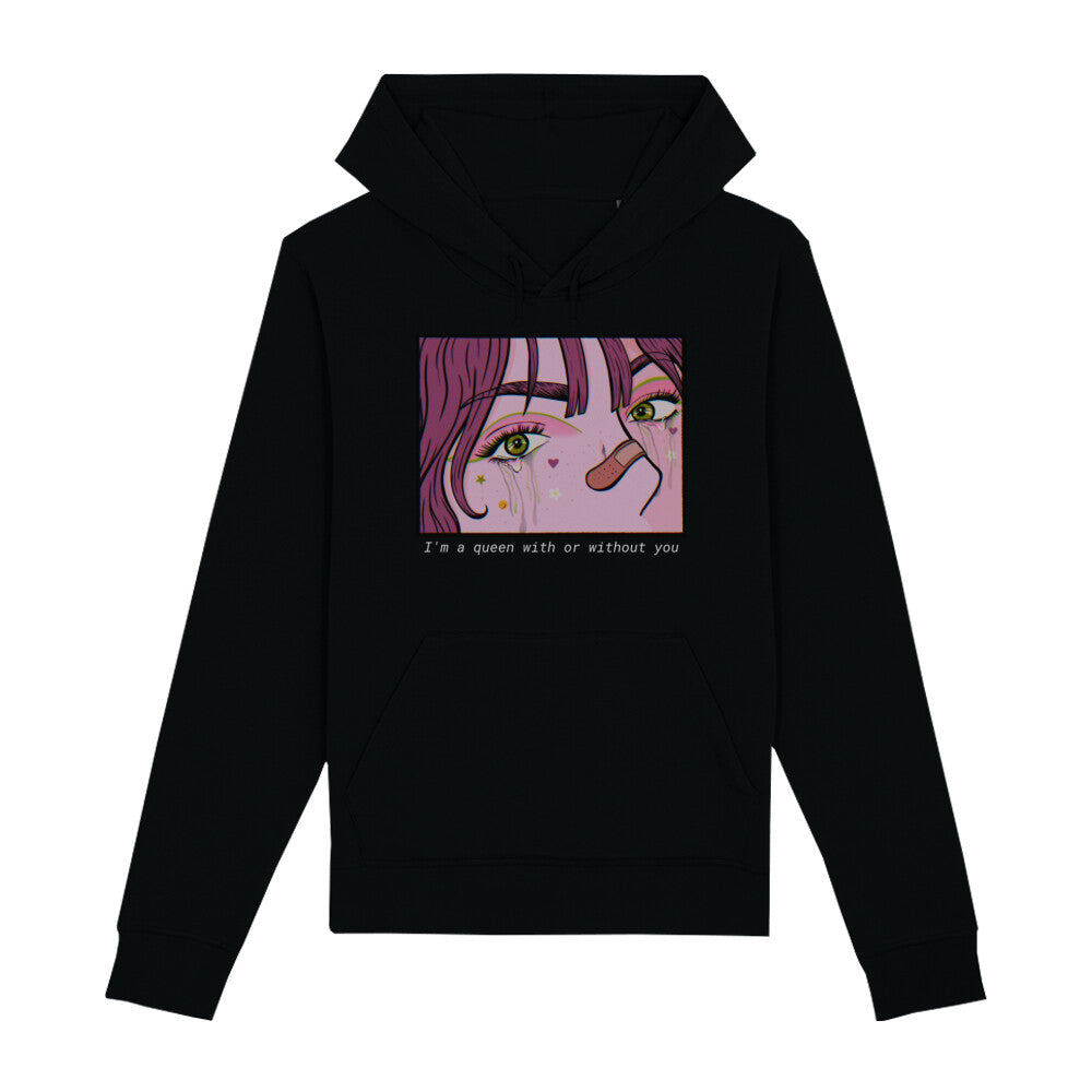 QUEEN - Organic Hoodie bonsaiwardrobe