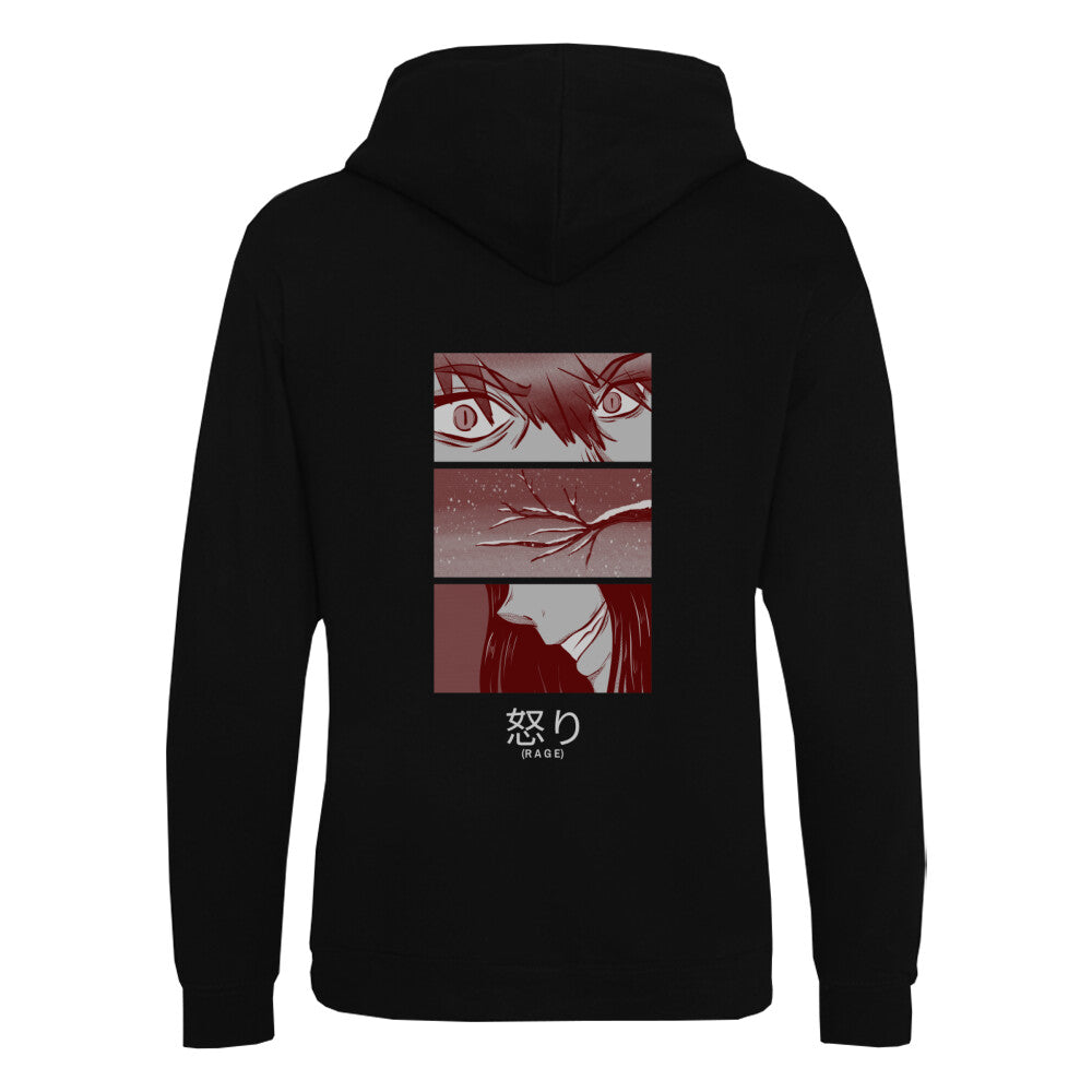 RAGE - Organic Hoodie (Back) bonsaiwardrobe