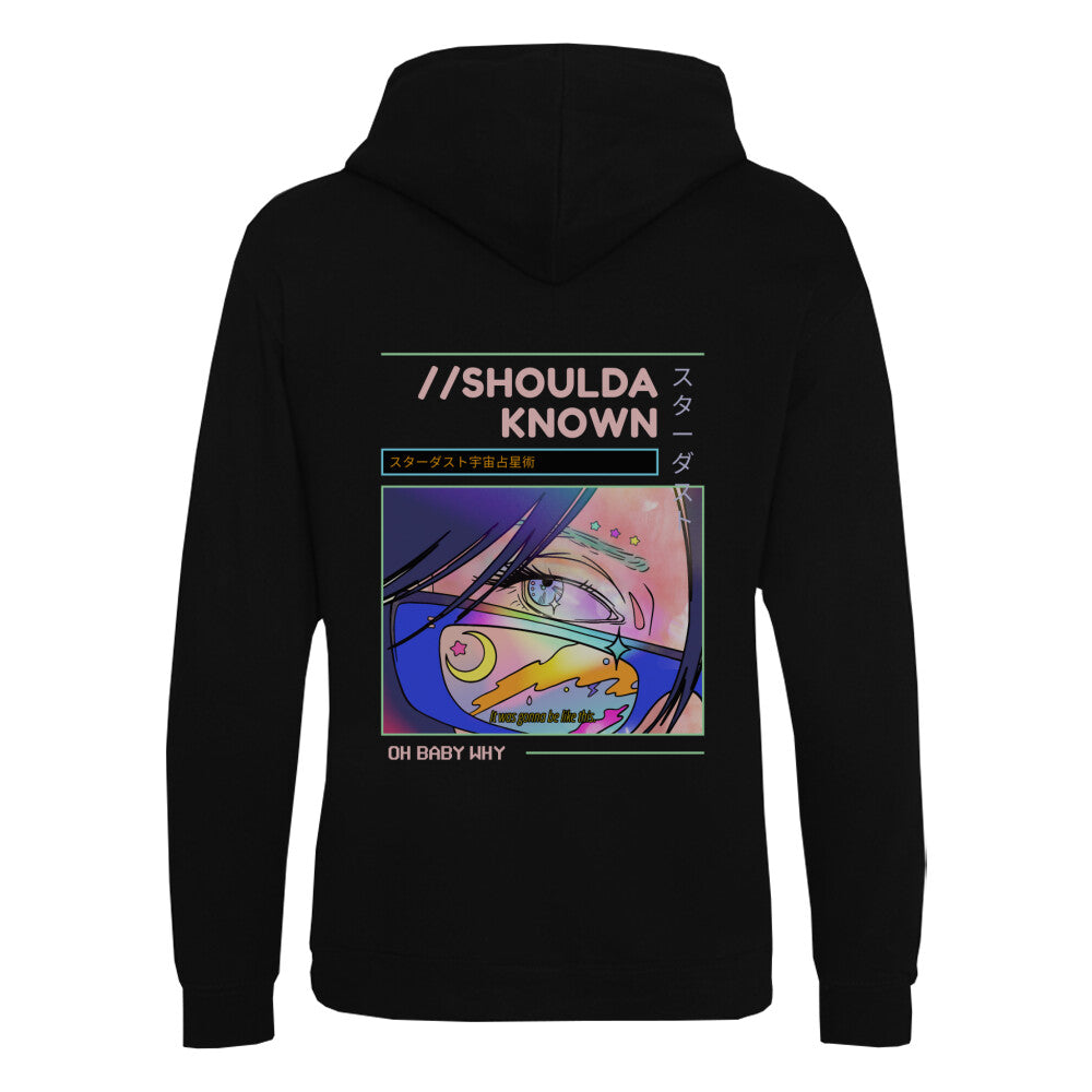 SHOULDA KNOWN - Organic Hoodie (Back) bonsaiwardrobe