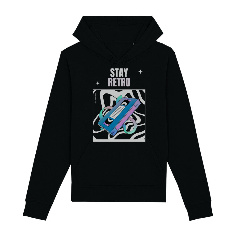 STAY RETRO - Organic Hoodie bonsaiwardrobe