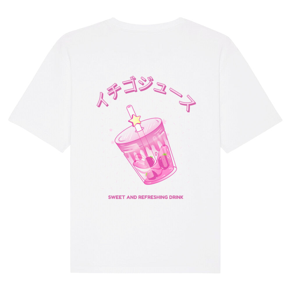 STRAWBERRY DRINK - Oversize Fuser (Back) bonsaiwardrobe