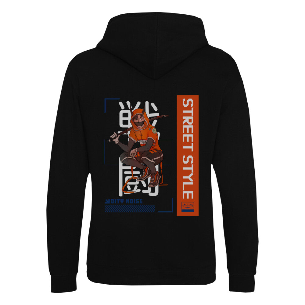 STREET STYLE - Organic Hoodie (Back) bonsaiwardrobe
