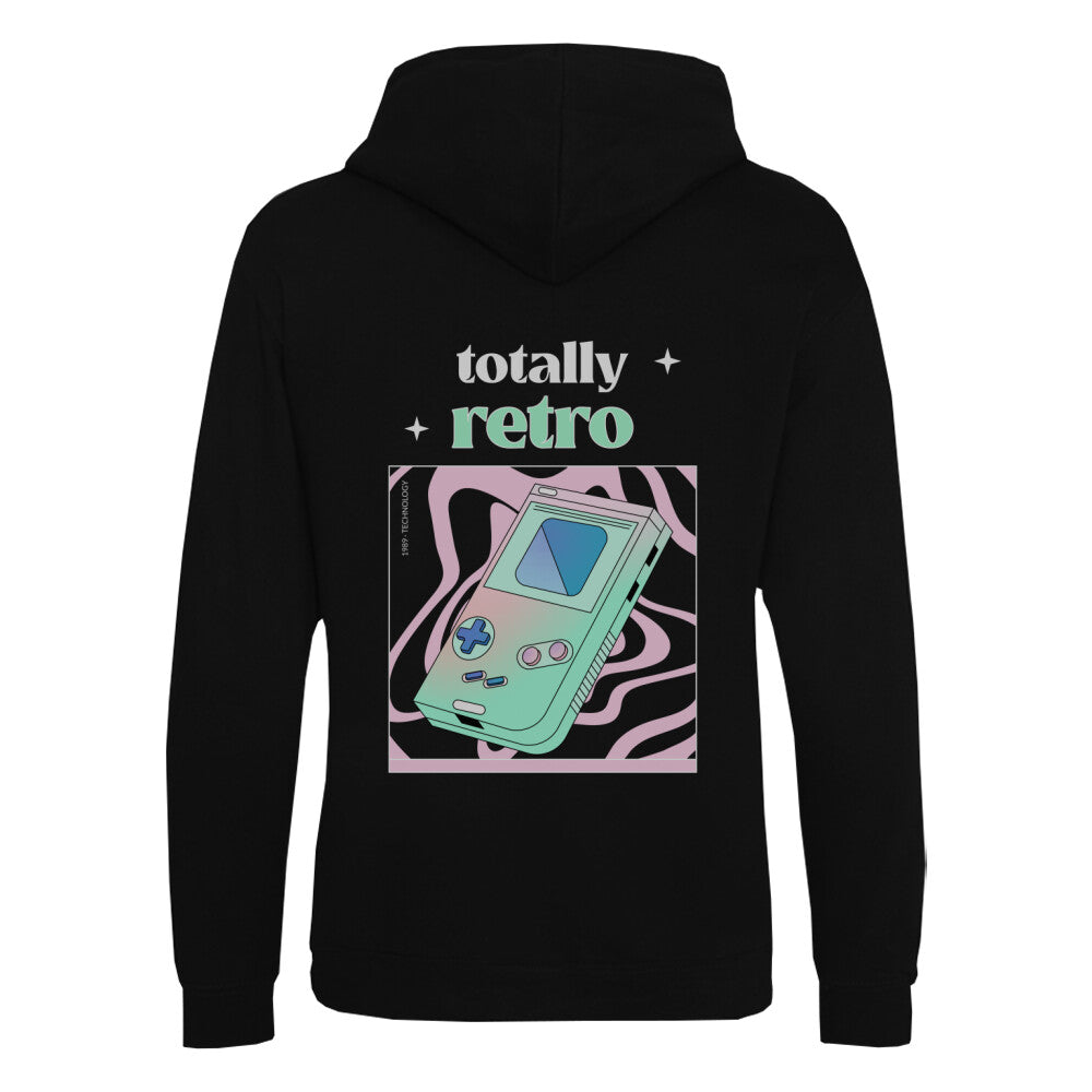 TOTALLY RETRO - Organic Hoodie (Back) bonsaiwardrobe