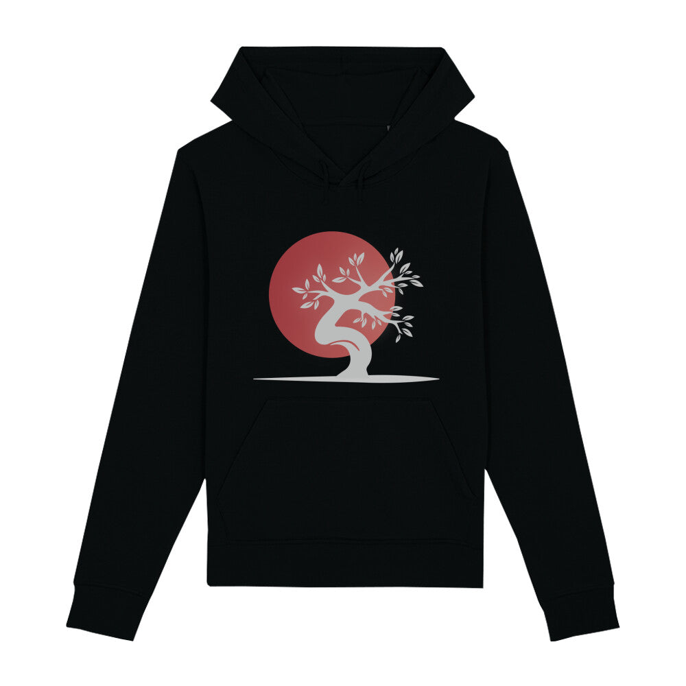 bonsaiwardrobe - Organic Hoodie - Signet - rot bonsaiwardrobe