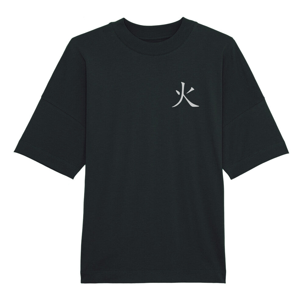 Kanji "Godai - Feuer" - Organic Oversize Blaster - bonsaiwardrobe