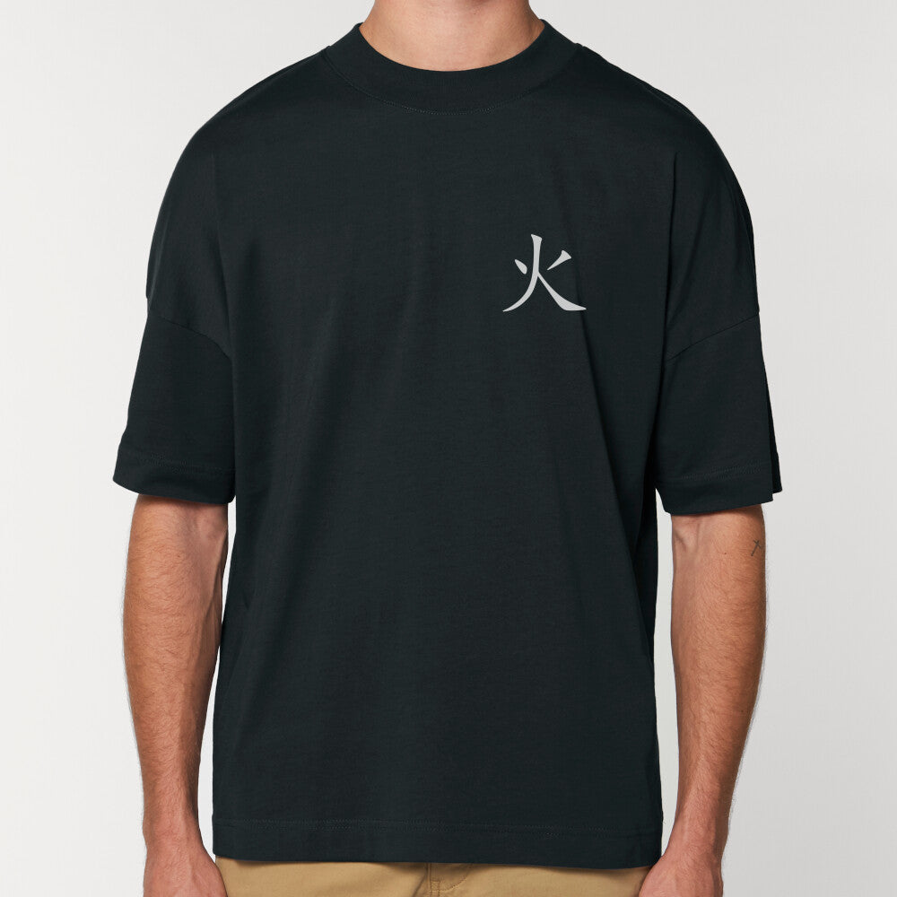 Kanji "Godai - Feuer" - Organic Oversize Blaster - bonsaiwardrobe
