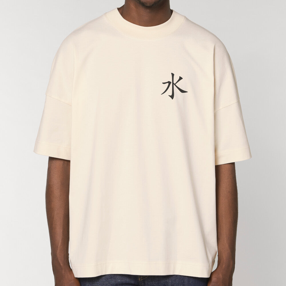 Kanji "Godai - Wasser" - Organic Oversize Blaster - bonsaiwardrobe