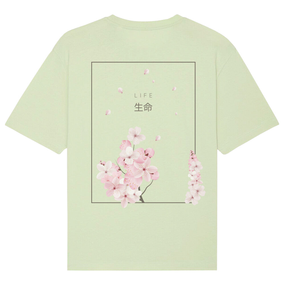 Kanji "Life" - Oversize Fuser (Back) - bonsaiwardrobe