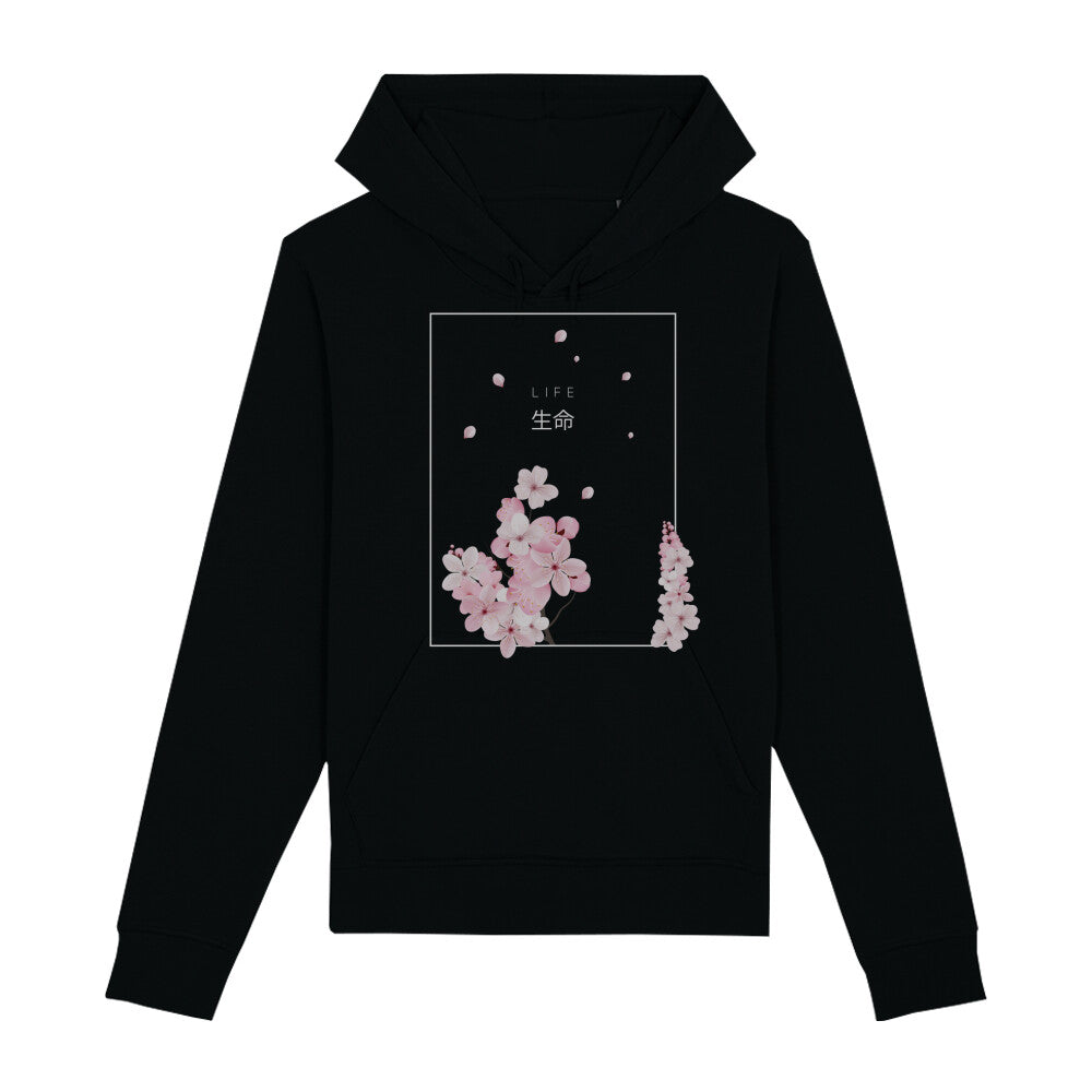 Kanji "Life" - Organic Hoodie - bonsaiwardrobe