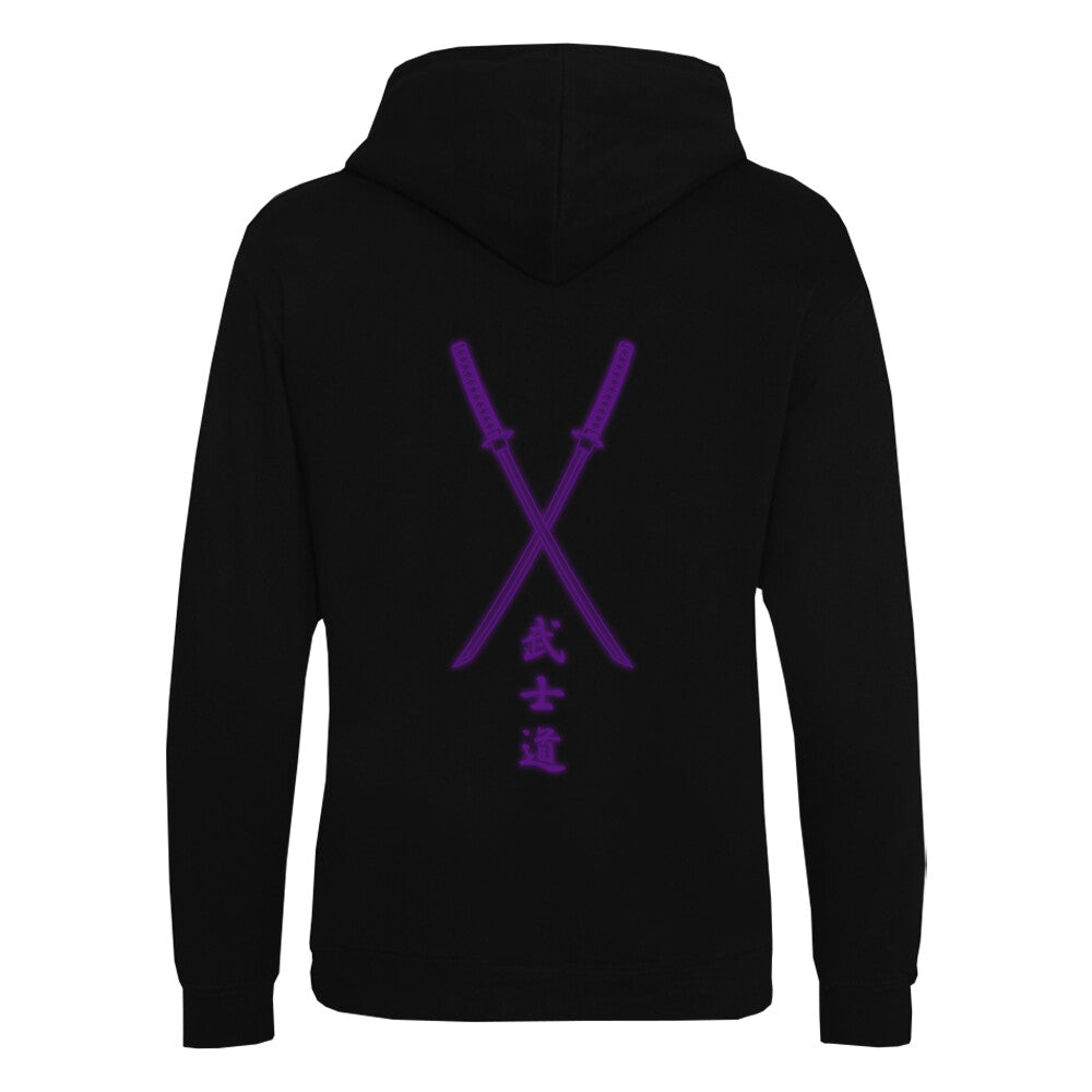 Kanji "Bushido" - Organic Hoodie (Back) - bonsaiwardrobe