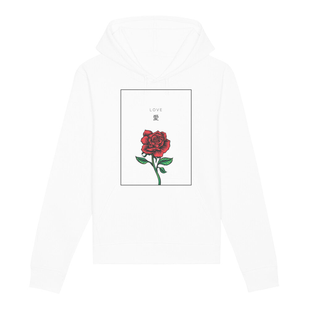 Kanji "Love" - Organic Hoodie - bonsaiwardrobe