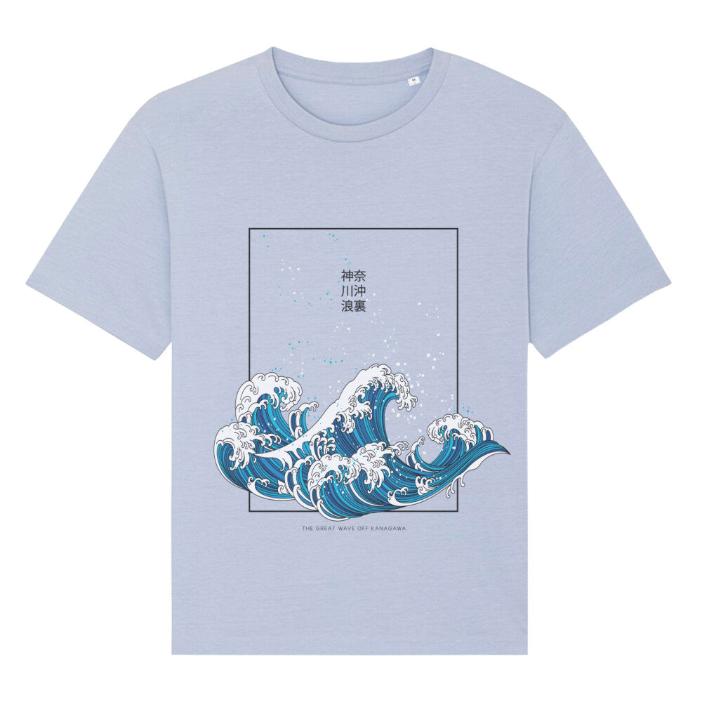 Kanji "Kanagawa" - Oversize Fuser Shirt - bonsaiwardrobe