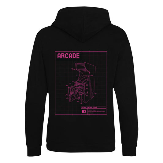 ARCADE - Organic Hoodie (Back) bonsaiwardrobe