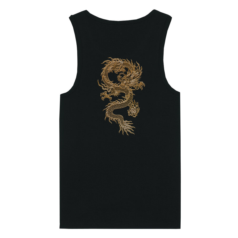 GOLD DRAGON - Tanktop (Back) bonsaiwardrobe