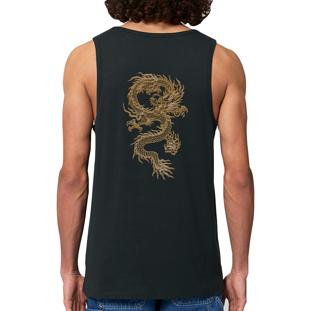 GOLD DRAGON - Tanktop (Back) bonsaiwardrobe