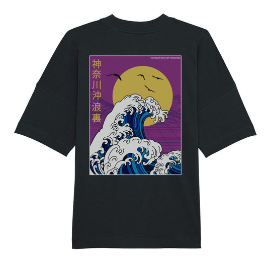 RETRO KANAGAWA - Oversize Shirt (Back) bonsaiwardrobe
