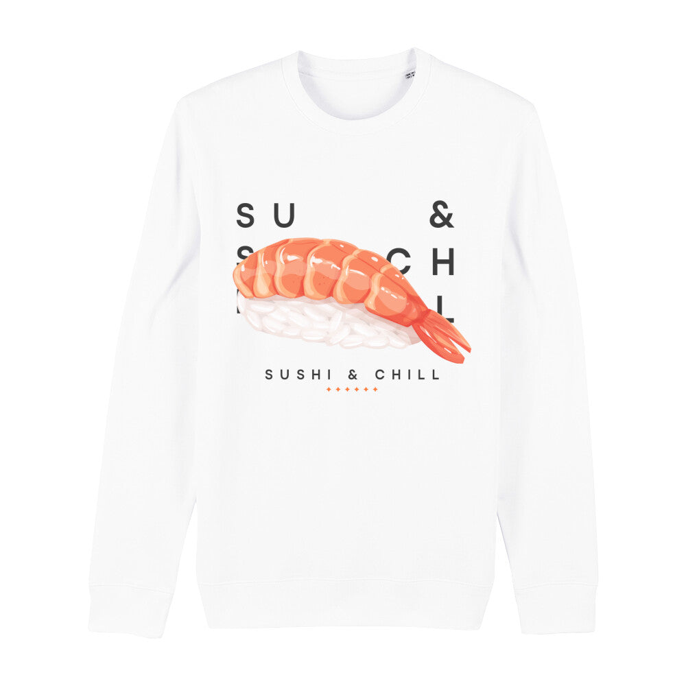 SUSHI & CHILL - Organic Sweatshirt Herren bonsaiwardrobe