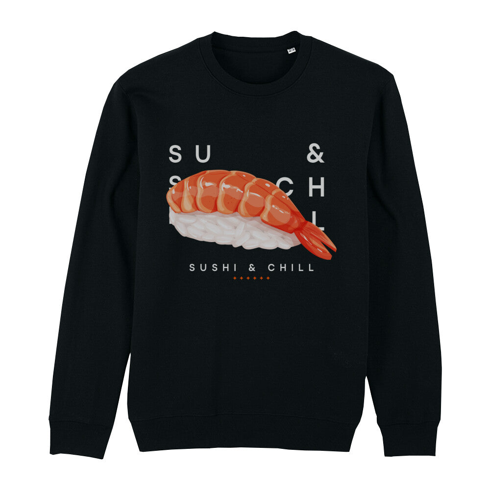 SUSHI & CHILL - Organic Sweatshirt Herren bonsaiwardrobe