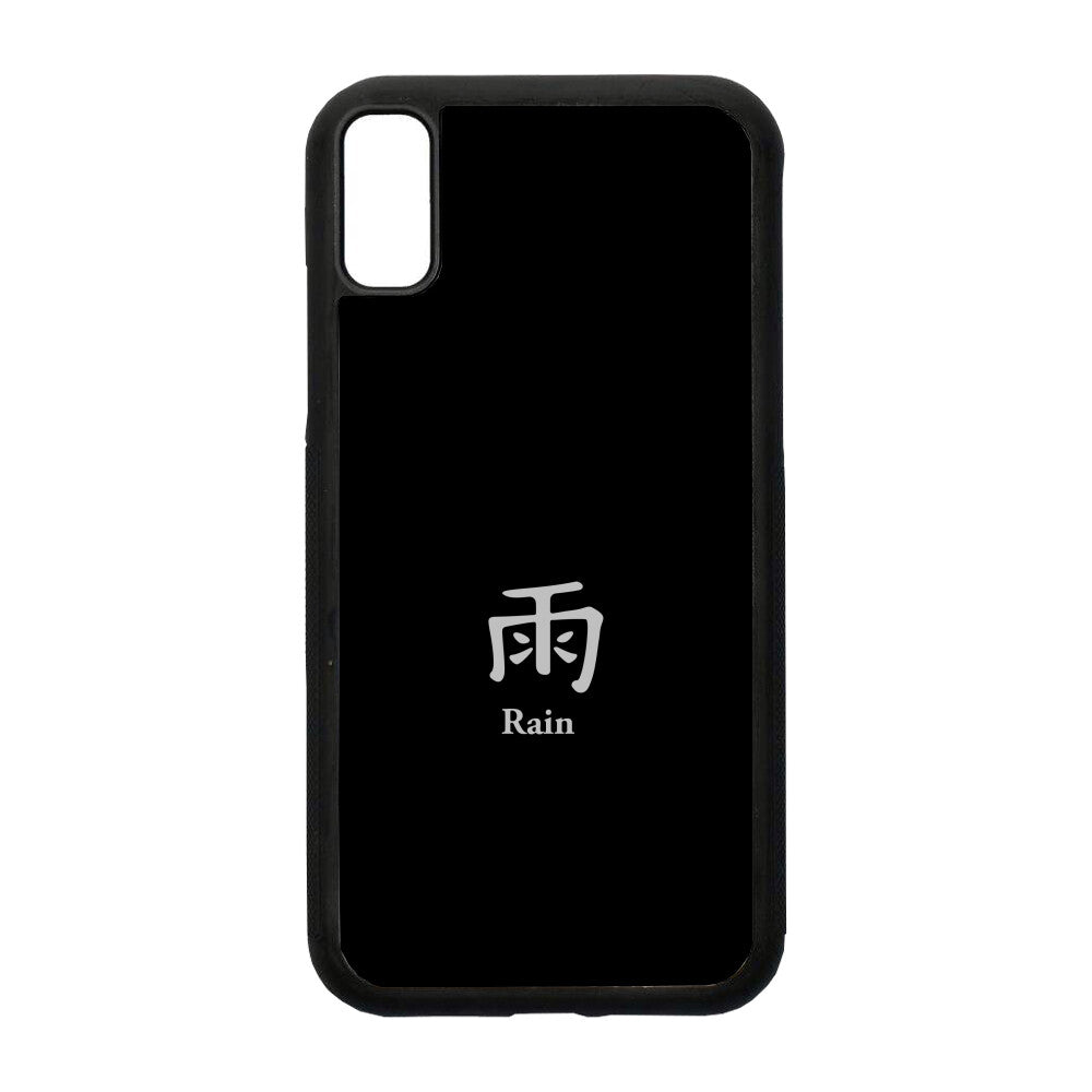 Kanji "Rain" - iPhone Handyhülle - bonsaiwardrobe