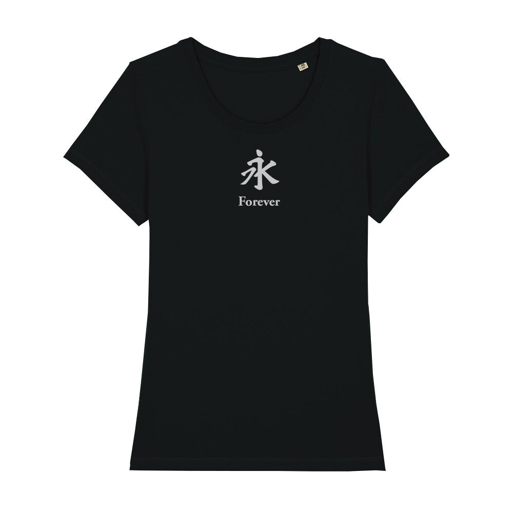 Kanji "Forever" - Organic Shirt Damen - bonsaiwardrobe