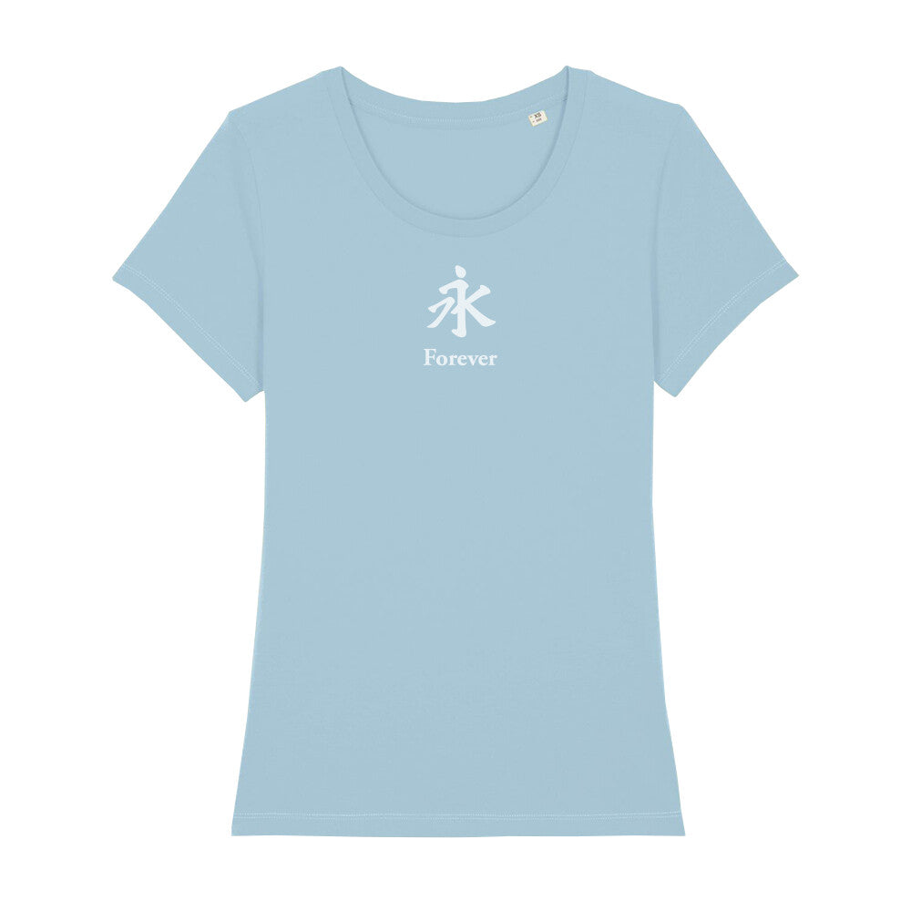 Kanji "Forever" - Organic Shirt Damen - bonsaiwardrobe