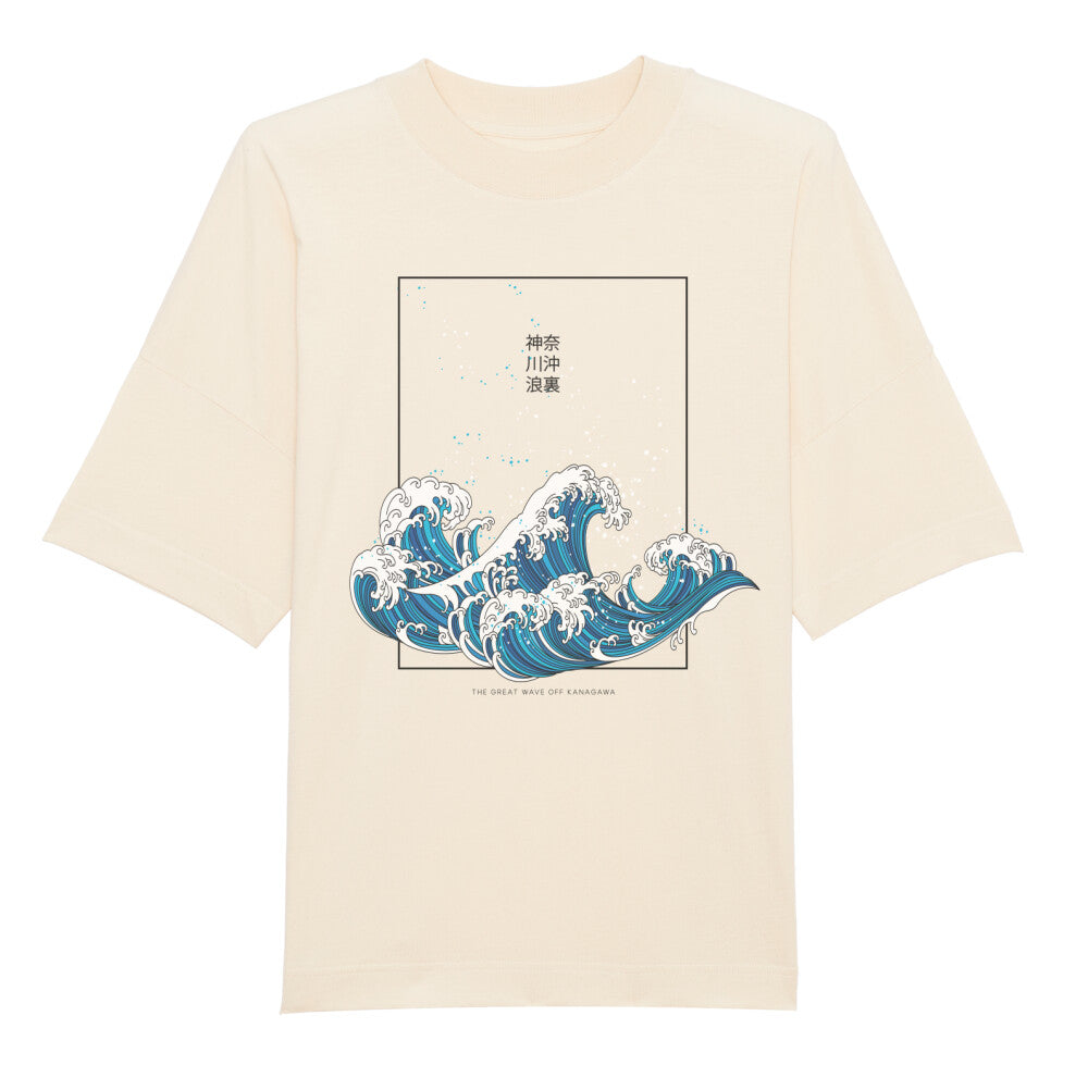 Kanji "Kanagawa" - Oversize Shirt - bonsaiwardrobe