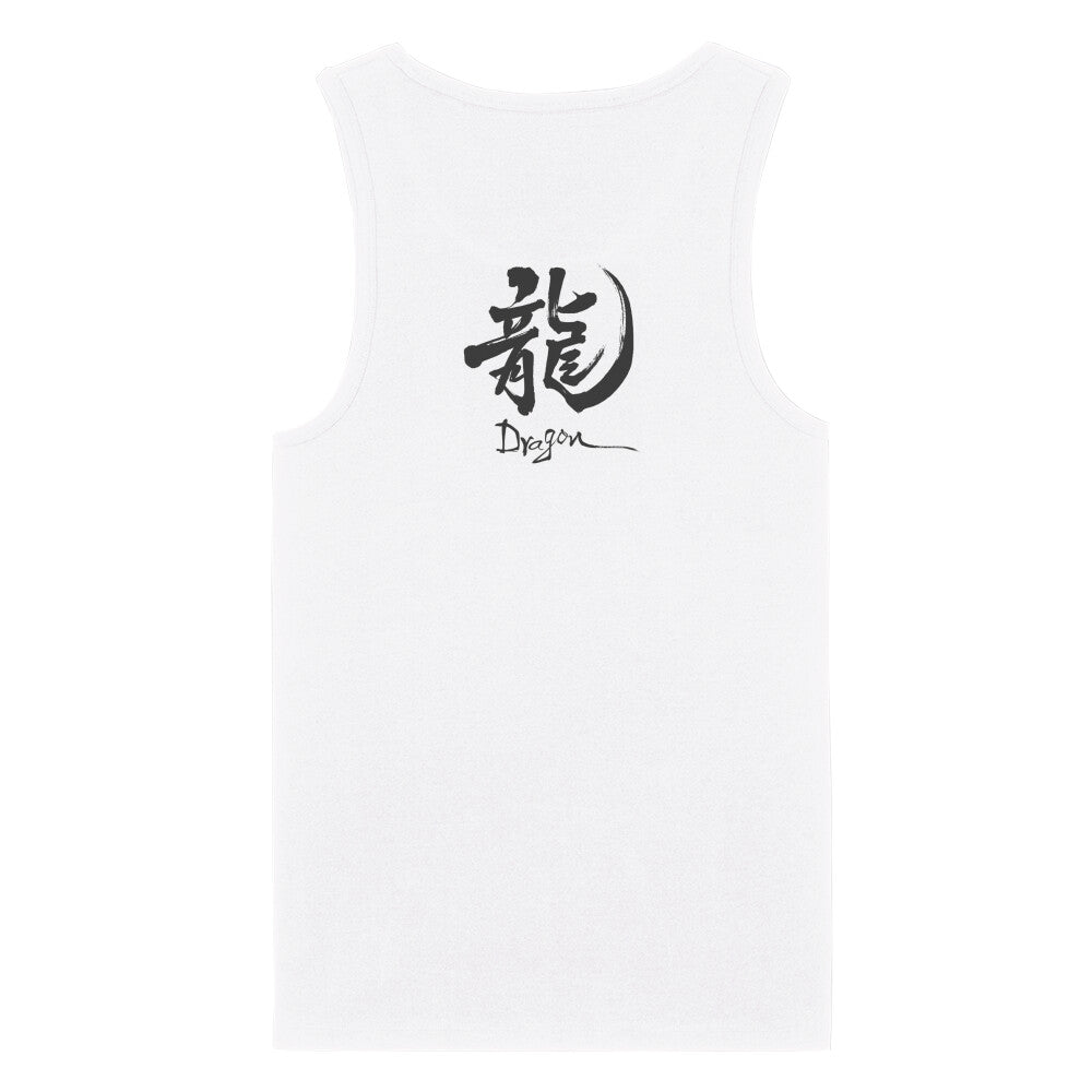 Kanji "Dragon" - Tanktop (Back) - bonsaiwardrobe